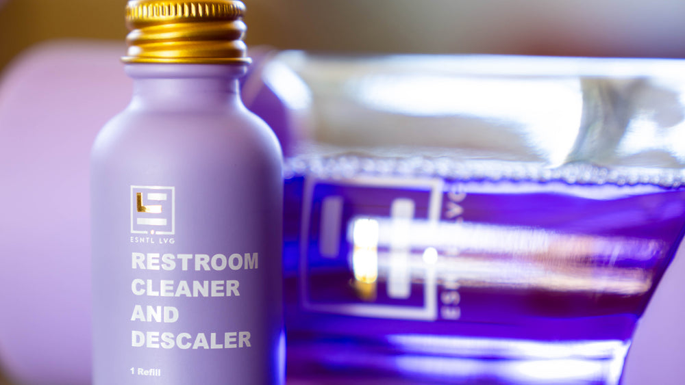 ESNTL LVG green solutions eco friendly refillable glass bottles 